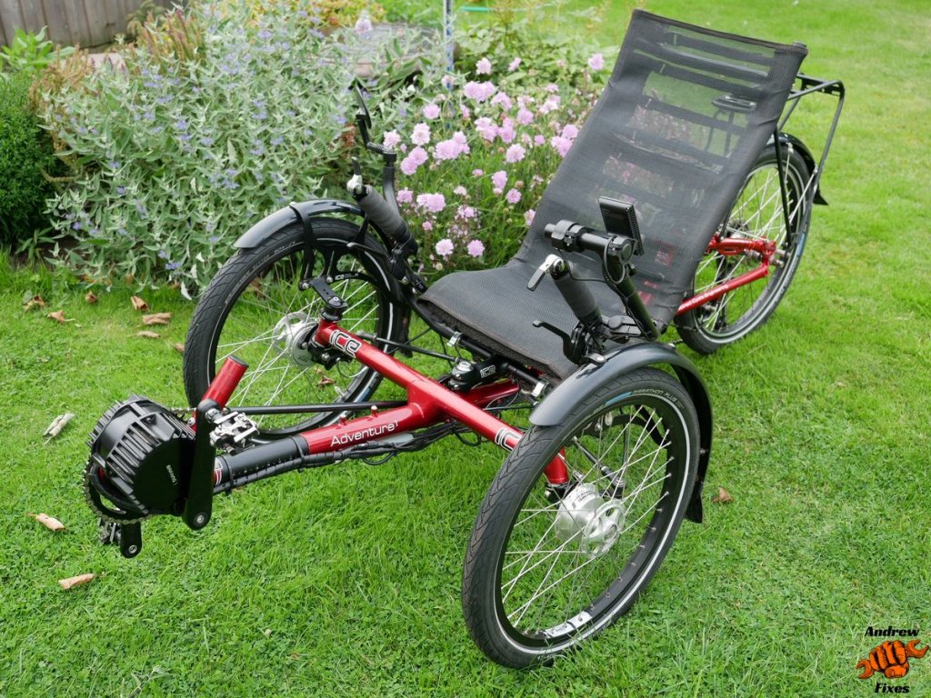 Picture of an ICE trike electric conversion on the Adventure 20